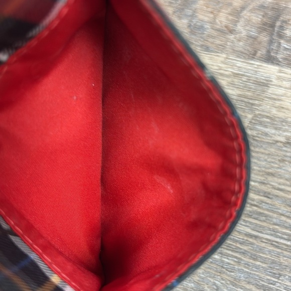 Coach 44145 Tartan Mini Skinny Keychain Wallet ID Holder - Picture 6 of 6